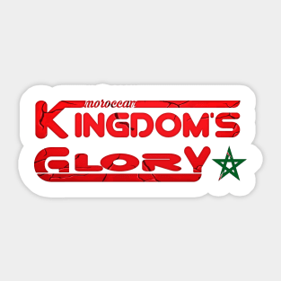 Morocco Proud Gift Glory Flag Moroccan Kingdom Sticker
